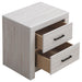 Brantford 2-drawer Nightstand Coastal White - Orbit Furniture (Richmond,BC)