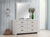 Brantford 6-drawer Dresser Coastal White - Orbit Furniture (Richmond,BC)