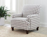Glenn Upholstered Accent Chair Grey - Orbit Furniture (Richmond,BC)