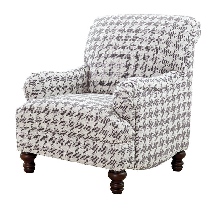 Glenn Upholstered Accent Chair Grey - Orbit Furniture (Richmond,BC)