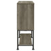 Claremont Sliding Door Bar Cabinet with Lower Shelf Grey Driftwood - Orbit Furniture (Richmond,BC)