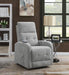 Howie Tufted Upholstered Power Lift Recliner Grey - Orbit Furniture (Richmond,BC)
