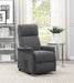 Herrera Power Lift Recliner with Wired Remote Charcoal - Orbit Furniture (Richmond,BC)