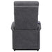 Herrera Power Lift Recliner with Wired Remote Charcoal - Orbit Furniture (Richmond,BC)