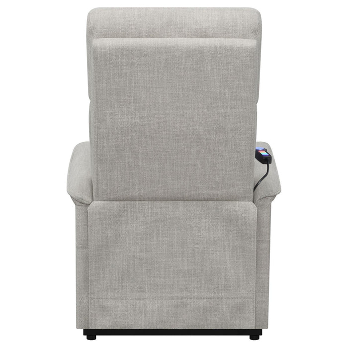 Herrera Power Lift Recliner with Wired Remote Beige - Orbit Furniture (Richmond,BC)