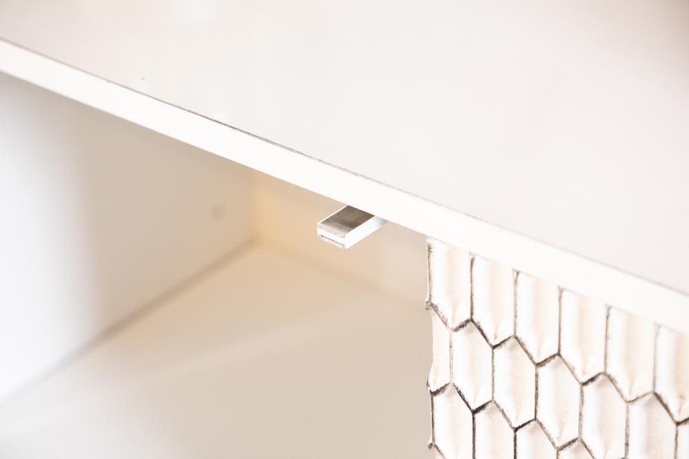 Gambon Rectangular 2-door Accent Cabinet White - Orbit Furniture (Richmond,BC)