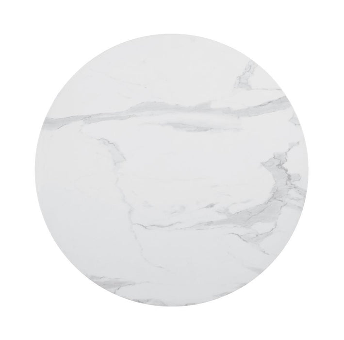 Arkell 30-inch Round Pedestal Dining Table White - Orbit Furniture (Richmond,BC)