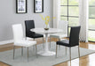 Maston Upholstered Dining Chairs White (Set of 4) - Orbit Furniture (Richmond,BC)