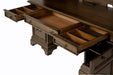 Hartshill Credenza with Hutch Burnished Oak - Orbit Furniture (Richmond,BC)