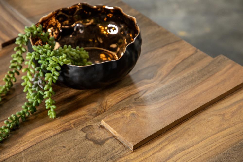 Samira Wooden Square Coffee Table Natural Sheesham - Orbit Furniture (Richmond,BC)