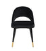 Lindsey Arched Back Upholstered Side Chairs Black (Set of 2) - Orbit Furniture (Richmond,BC)