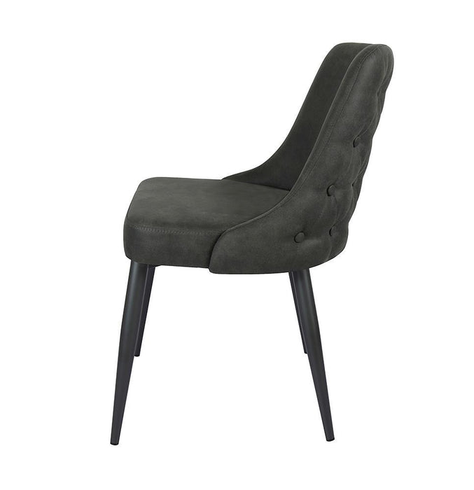Cosmo Upholstered Curved Back Side Chairs (Set of 2) - Orbit Furniture (Richmond,BC)