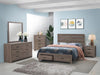 Brantford Eastern King & Queen Panel Bed Barrel Oak - Orbit Furniture (Richmond,BC)