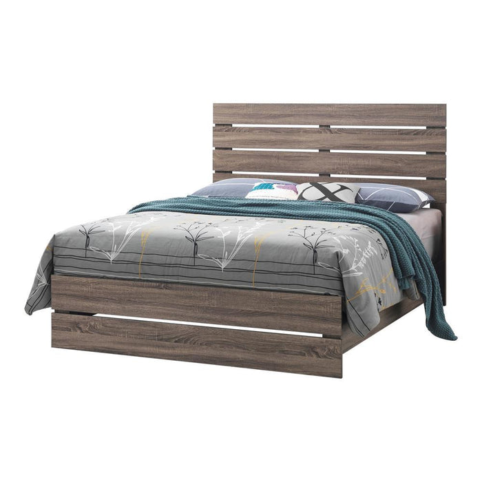 Brantford Eastern King & Queen Panel Bed Barrel Oak - Orbit Furniture (Richmond,BC)