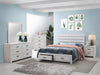 Brantford Eastern King Panel Bed Coastal White - Orbit Furniture (Richmond,BC)