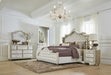 Antonella 7-drawer Upholstered Dresser Ivory and Camel - Orbit Furniture (Richmond,BC)
