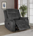 Lawrence Upholstered Tufted Back Glider Recliner - Orbit Furniture (Richmond,BC)