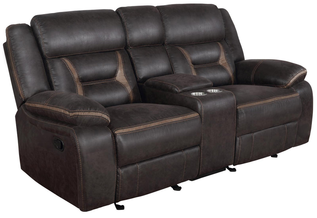 Greer Upholstered Tufted Back Glider Loveseat - Orbit Furniture (Richmond,BC)