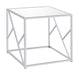 Provins 3-piece Occasional Table Set Clear Mirror and Chrome - Orbit Furniture (Richmond,BC)