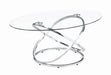 Warren 3-piece Occasional Set Chrome and Clear - Orbit Furniture (Richmond,BC)