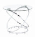 Warren 3-piece Occasional Set Chrome and Clear - Orbit Furniture (Richmond,BC)