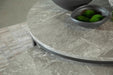 Lainey Round 2-piece Nesting Coffee Table Grey and Gunmetal - Orbit Furniture (Richmond,BC)