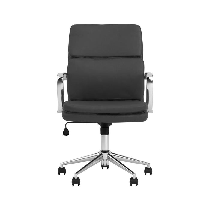 Ximena Standard Back Upholstered Office Chair Black - Orbit Furniture (Richmond,BC)