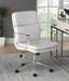 Ximena Standard Back Upholstered Office Chair White - Orbit Furniture (Richmond,BC)