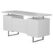 Lawtey Floating Top Office Desk Weathered Grey - Orbit Furniture (Richmond,BC)