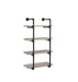Elmcrest 24-inch Wall Shelf Black and Grey Driftwood - Orbit Furniture (Richmond,BC)