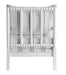 Blanchett Upholstered Accent Chair with Spindle Accent White and Navy - Orbit Furniture (Richmond,BC)