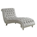 Lydia Tufted Cushion Chaise with Nailhead Trim Grey - Orbit Furniture (Richmond,BC)