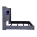 Tisdall California King, E.King & Queen Bed Grey, Black & Queen - Orbit Furniture (Richmond,BC)