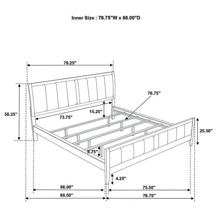 Wilkes Eastern King, Cal.King, Full, Twin, & Queen Bed - Orbit Furniture (Richmond,BC)
