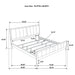 Wilkes Eastern King, Cal.King, Full, Twin, & Queen Bed - Orbit Furniture (Richmond,BC)