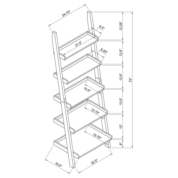 Colella Bookshelf - Orbit Furniture (Richmond,BC)