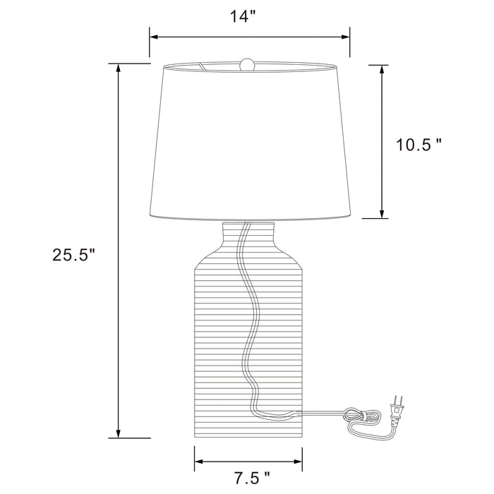 Nairobi Table Lamps - Orbit Furniture (Richmond,BC)