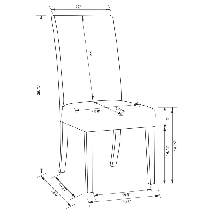 Herran Side Chairs - Orbit Furniture (Richmond,BC)
