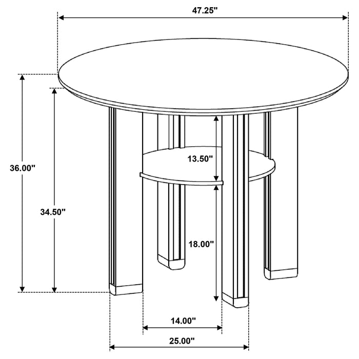 Ottowa Counter Height Dining Tables - Orbit Furniture (Richmond,BC)