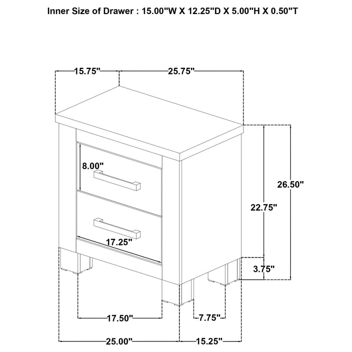 Oakglen Nightstands - Orbit Furniture (Richmond,BC)