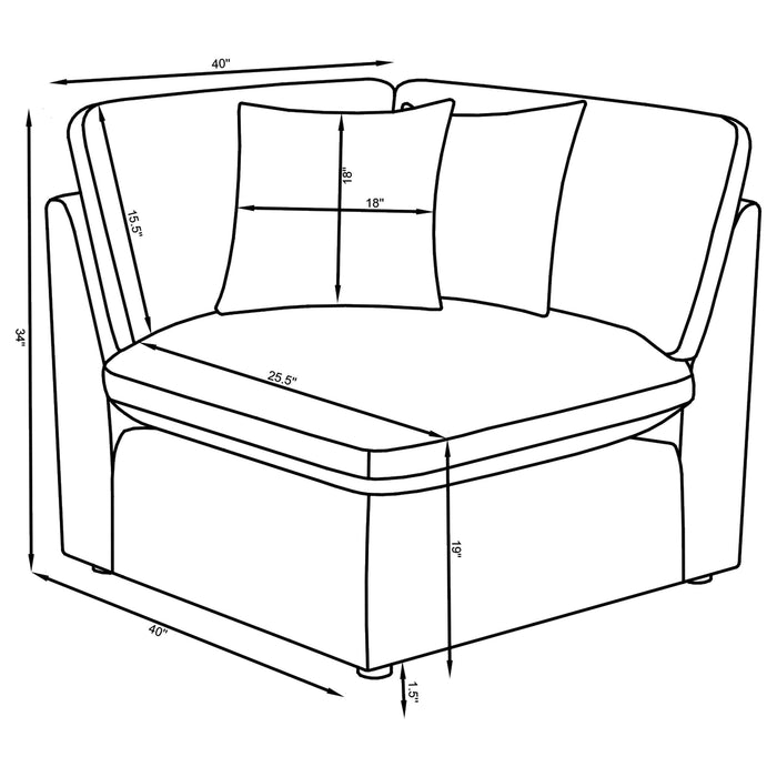 Hobson 6 Piece Sectionals - Orbit Furniture (Richmond,BC)