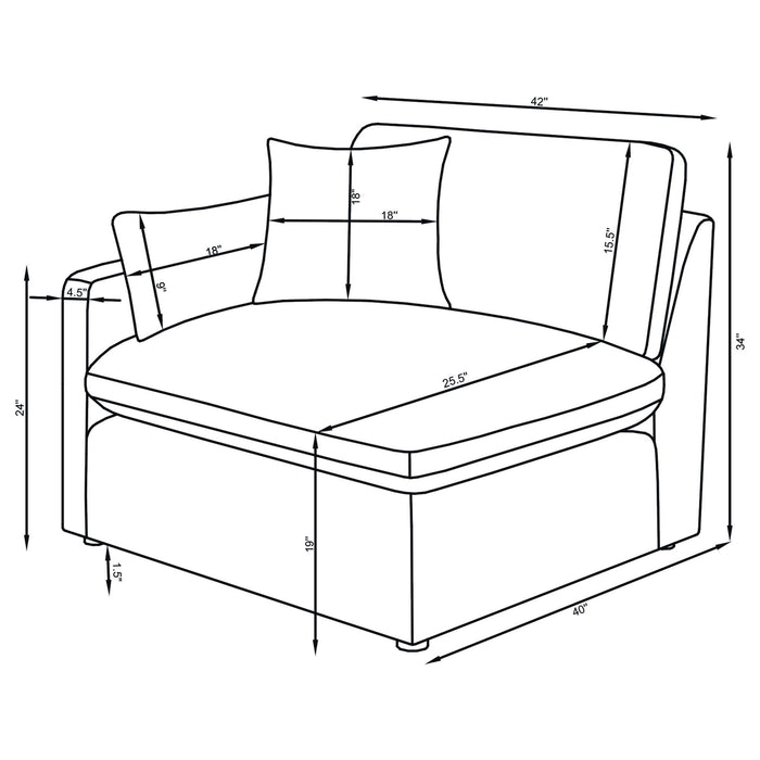 Hobson 6 Piece Sectionals - Orbit Furniture (Richmond,BC)