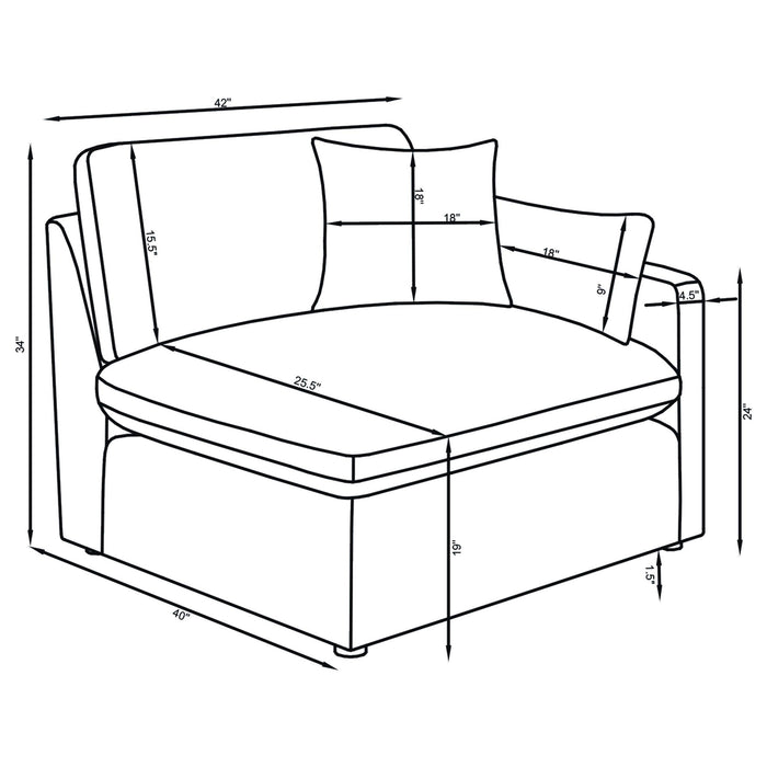 Hobson 6 Piece Sectionals - Orbit Furniture (Richmond,BC)