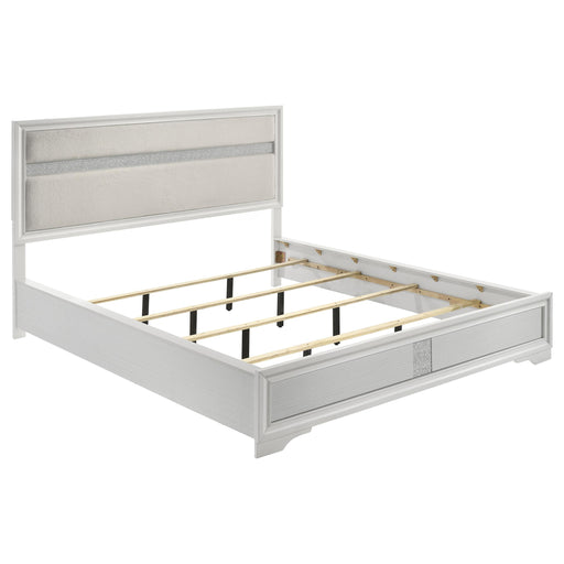 Miranda California King, E.King, Queen, Full, & Twin Bed Black & White image