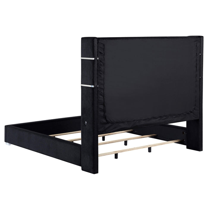 Tisdall California King, E.King & Queen Bed Grey, Black & Queen - Orbit Furniture (Richmond,BC)