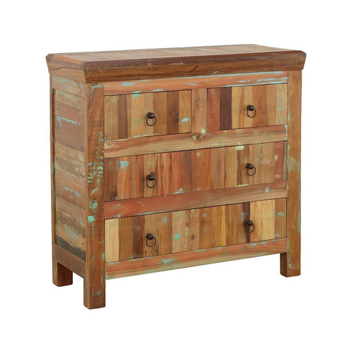 Harper 4-drawer Accent Cabinet Reclaimed Wood - Orbit Furniture (Richmond,BC)