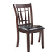 Lavon Padded Dining Side Chairs Espresso and Black (Set of 2) - Orbit Furniture (Richmond,BC)