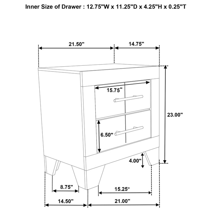 Trenton Nightstands - Orbit Furniture (Richmond,BC)
