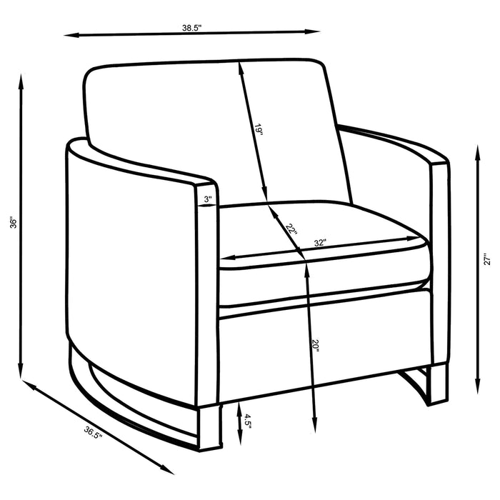 Corliss Accent Chairs - Orbit Furniture (Richmond,BC)