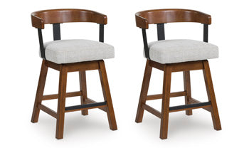 Ralene Counter Height Barstool (Set of 2) - Orbit Furniture (Richmond,BC)